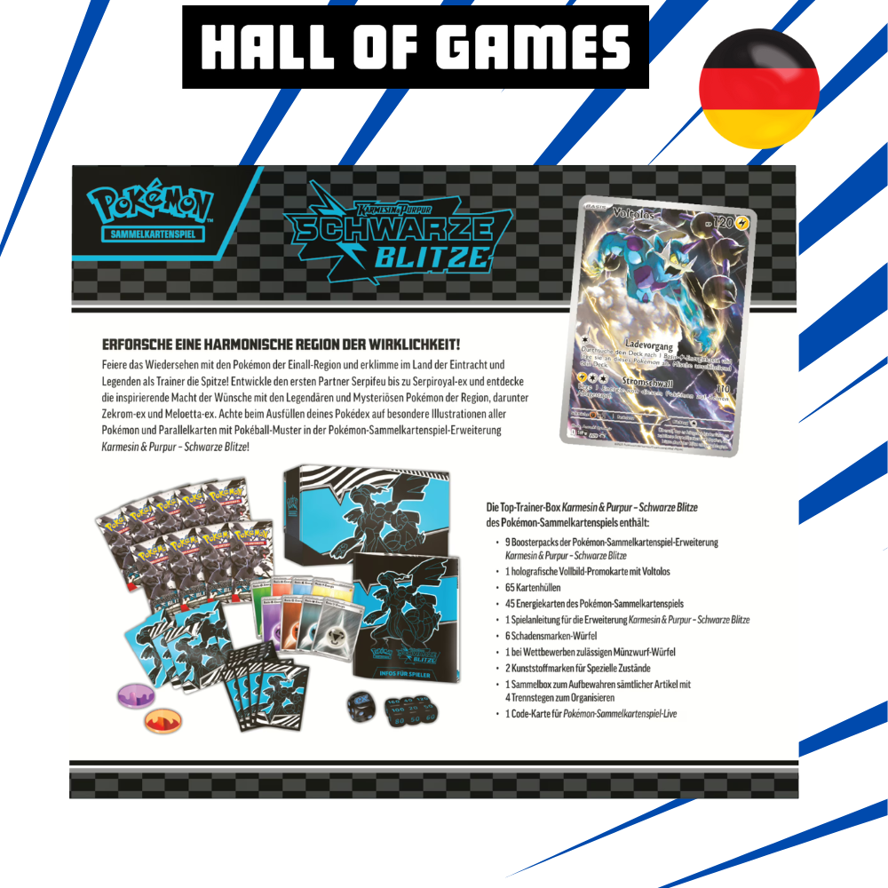 Pokemon Schwarze Blitze - Top Trainer Box (DE)