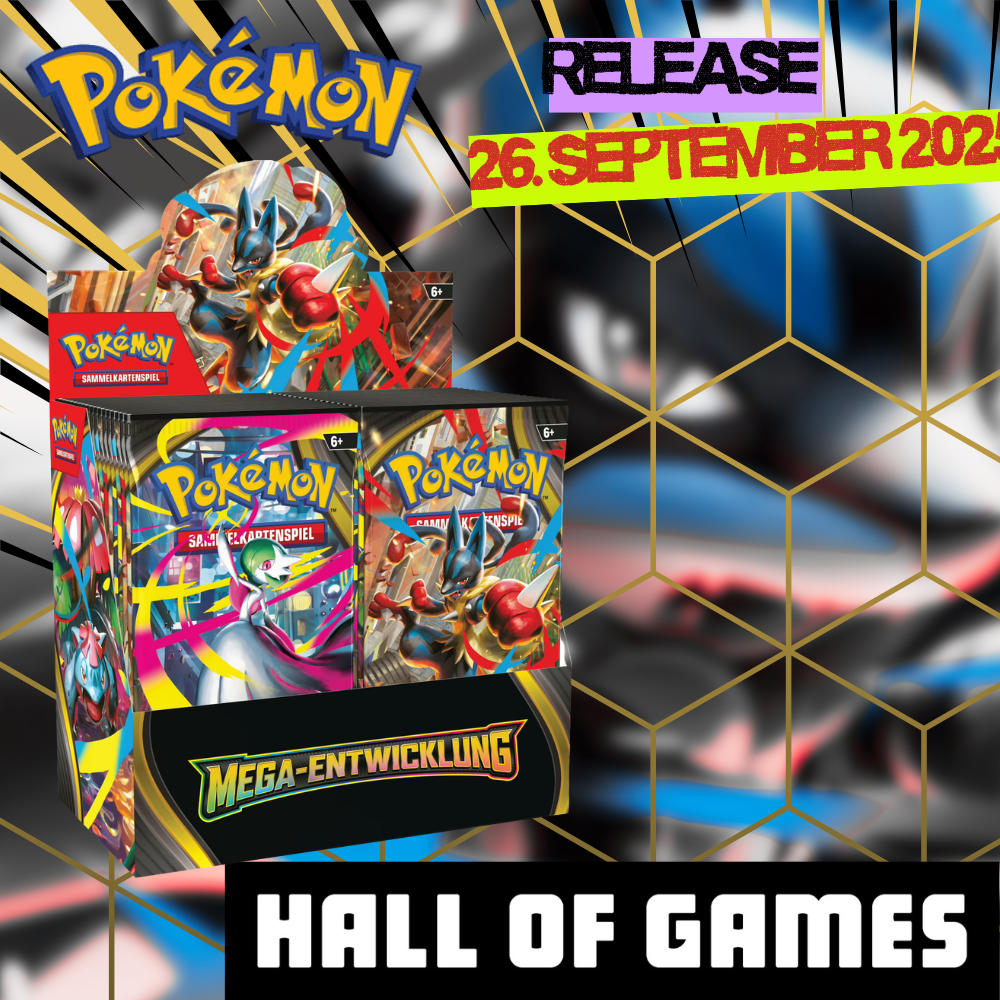 Pokémon Mega-Entwicklung Booster Display sealed (deusch) Release: 26.09.2025.