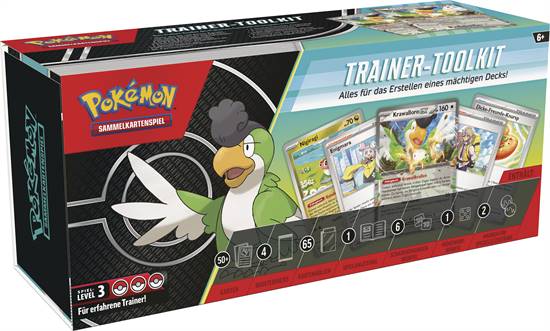 Pokémon Sammelkartenspiel: Karmesin & Purpur Trainer-Toolkit 2024