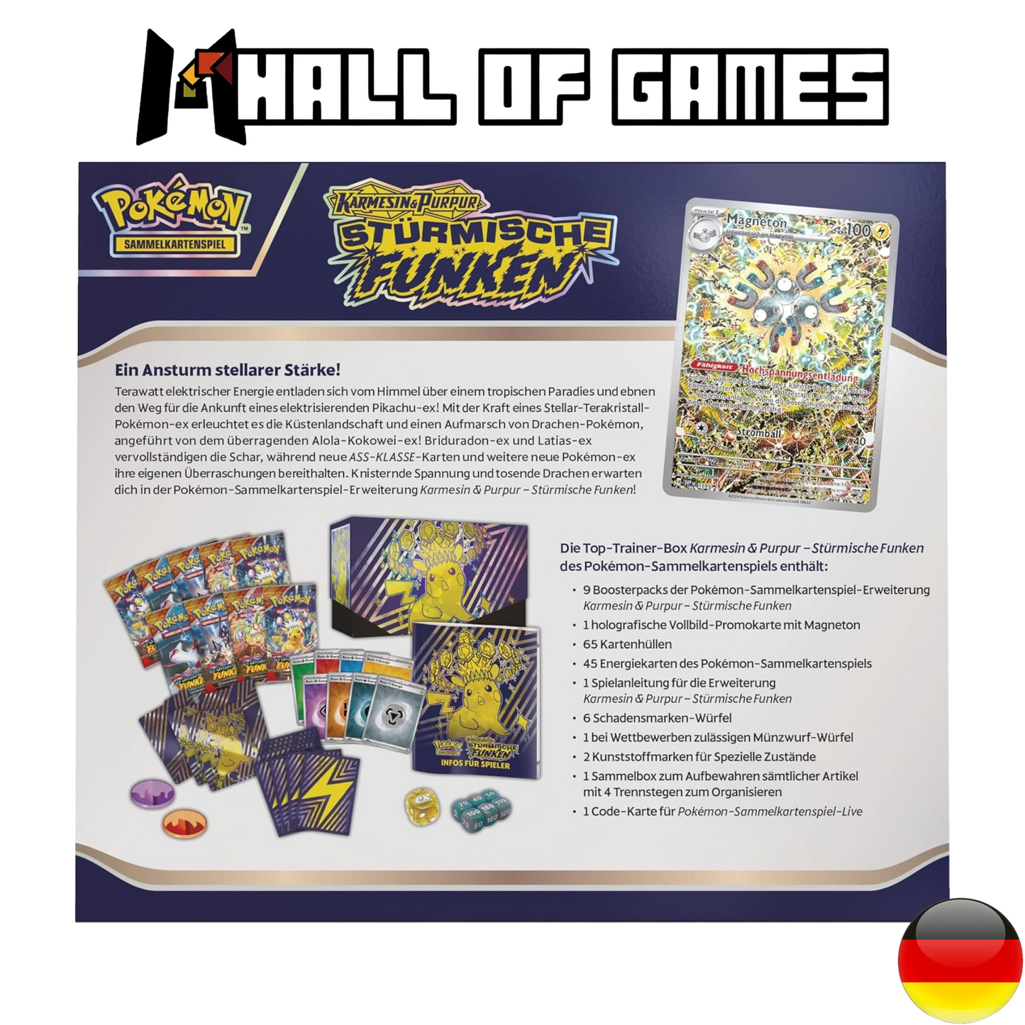 Karmesin & Purpur Stürmische Funken Top Trainer Box (deutsch)