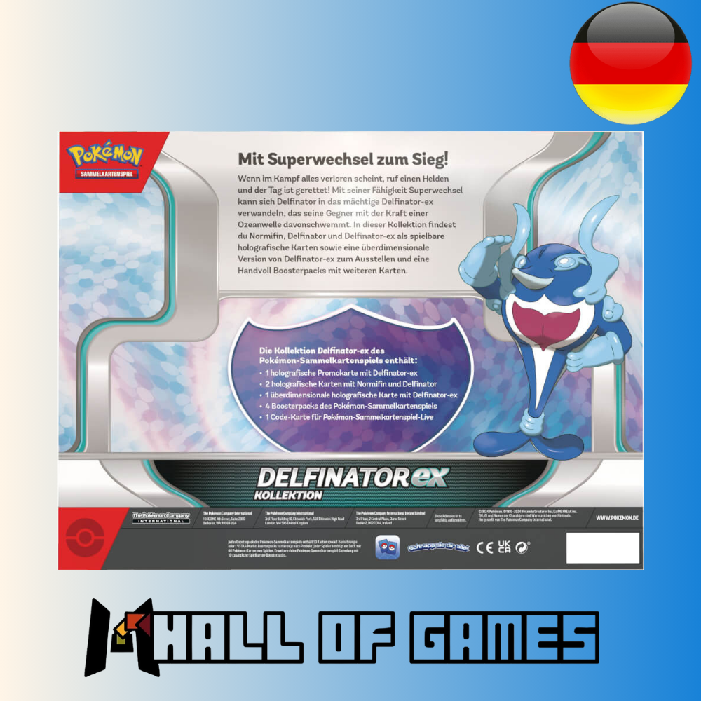 Pokemon Delfinator ex Kollektion (deutsch)