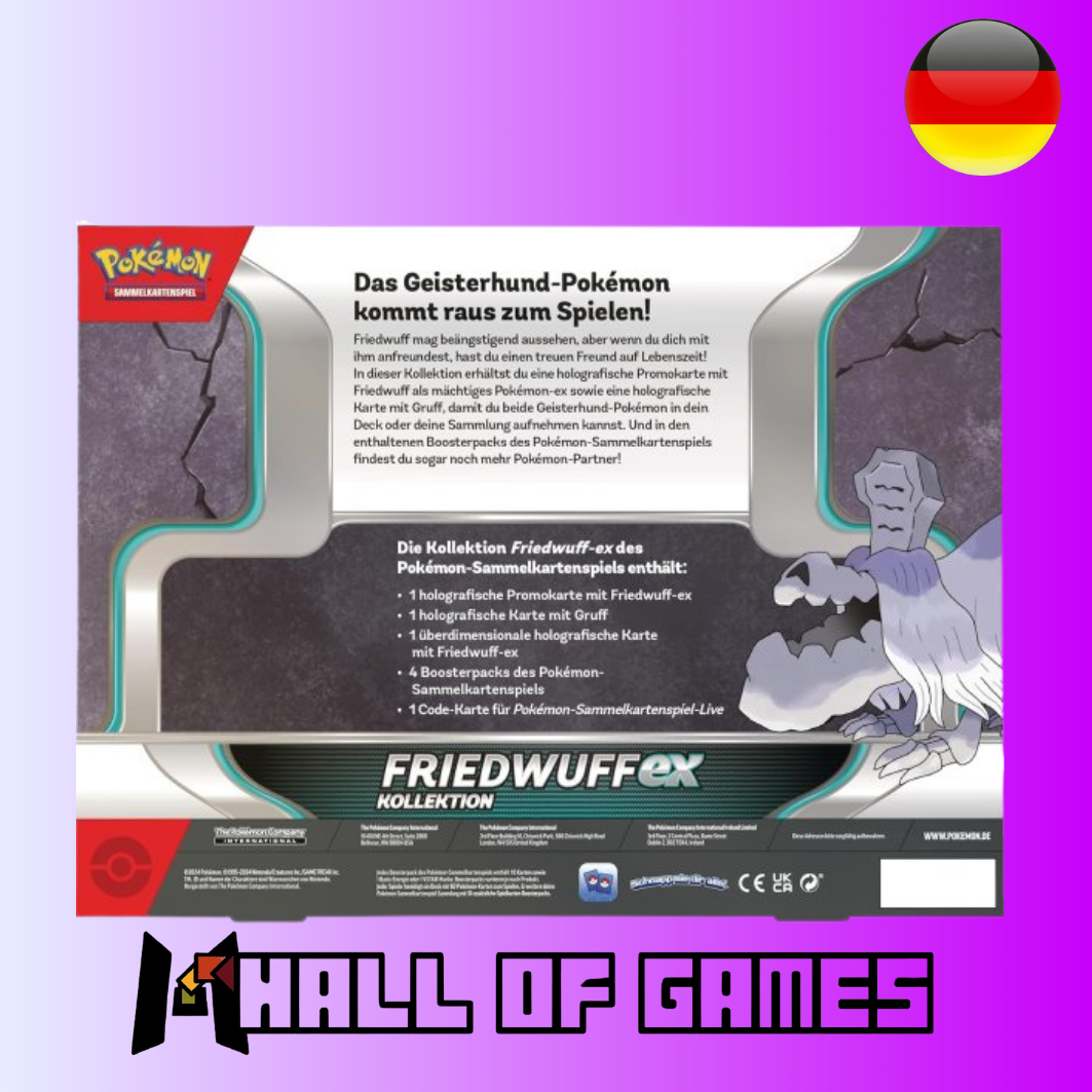 Pokémon Friedwuff-ex Kollektion DE