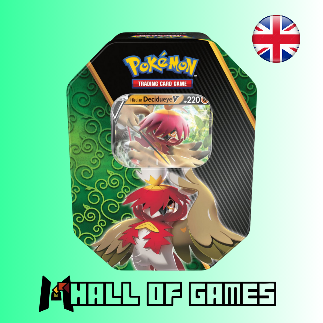 Pokemon Hisuian Decidueye V Sommer Tin Box 2022 (englisch)