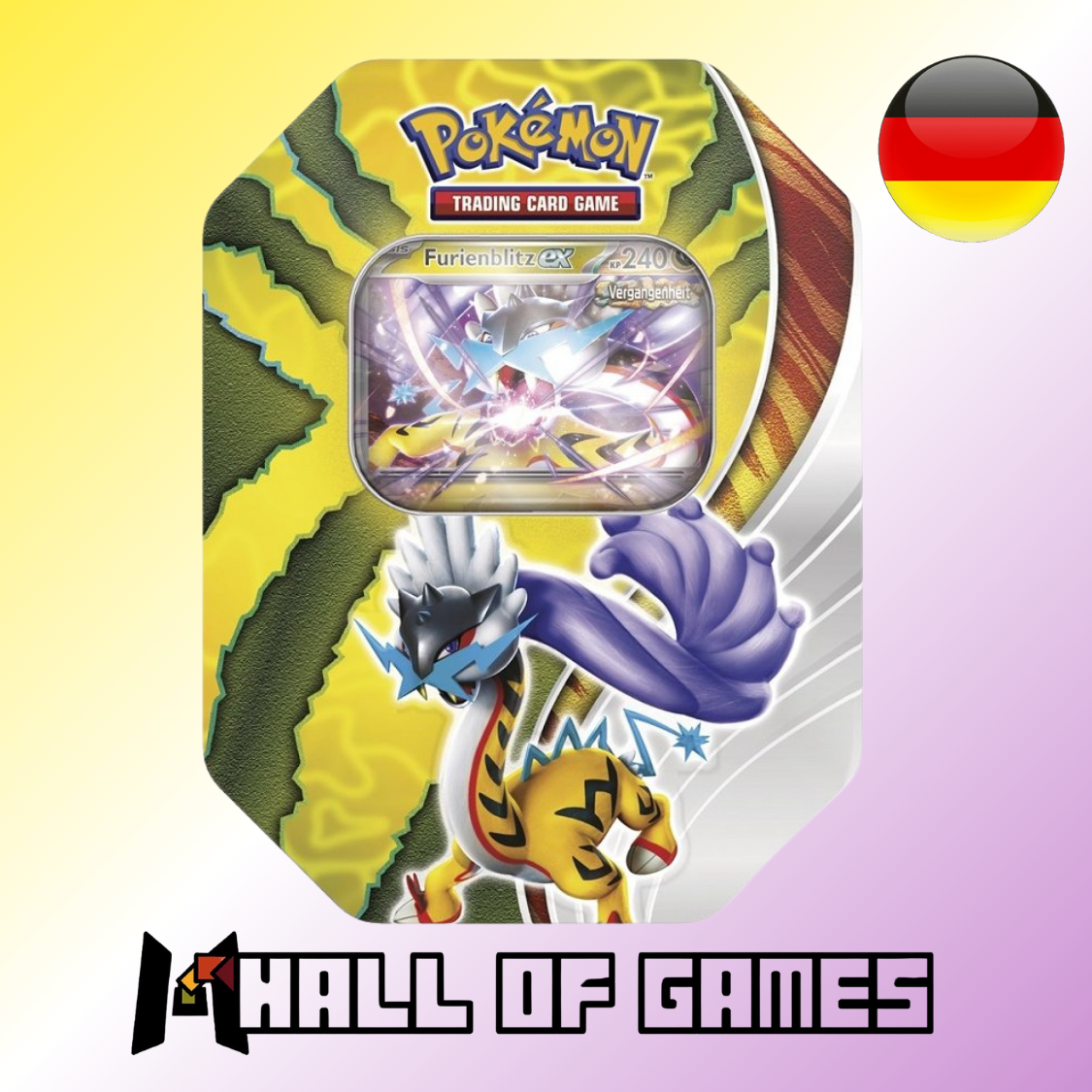 Pokemon Paradox Schicksale Furienblitz ex Tin Box 2024 (deutsch)