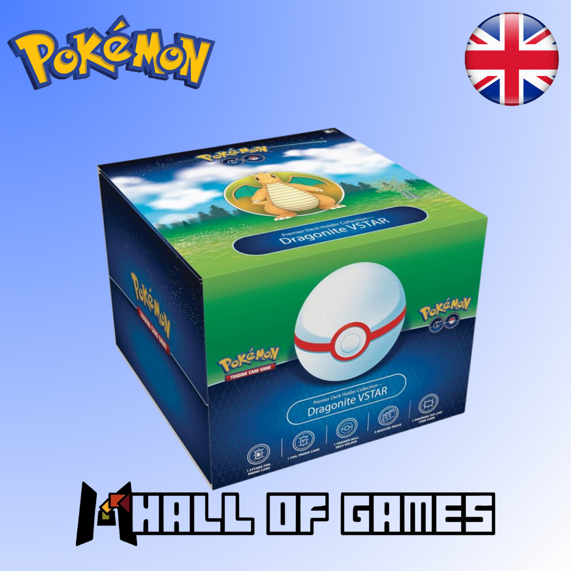 Pokémon GO - Premier Deck Holder Collection Dragonite VSTAR