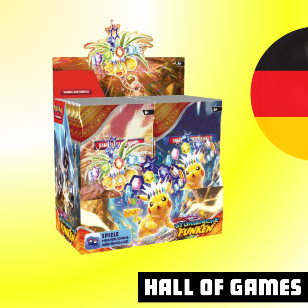 Pokemon - Karmesin & Purpur Stürmische Funken KP08 36 Booster Display (deutsch)