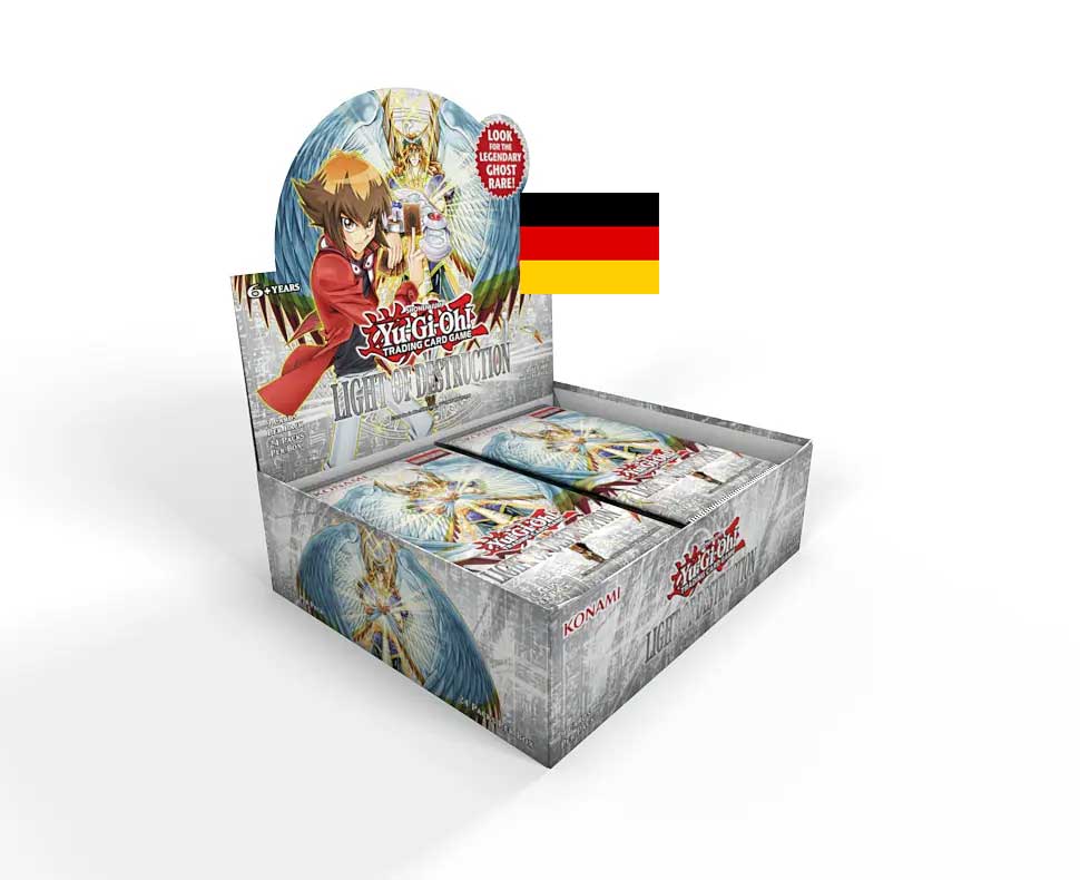 Yu-Gi-Oh! Light of Destruction Display deutsch (Reprint)
