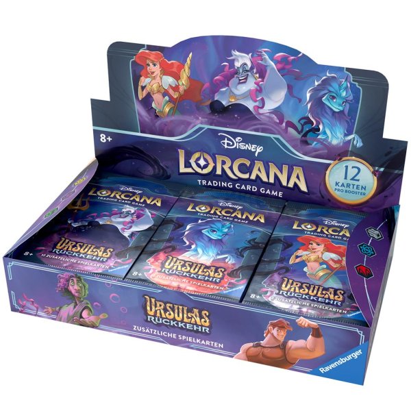 Disney Lorcana: Ursulas Rückkehr - Display mit 24 Booster Packs (Deutsch)
