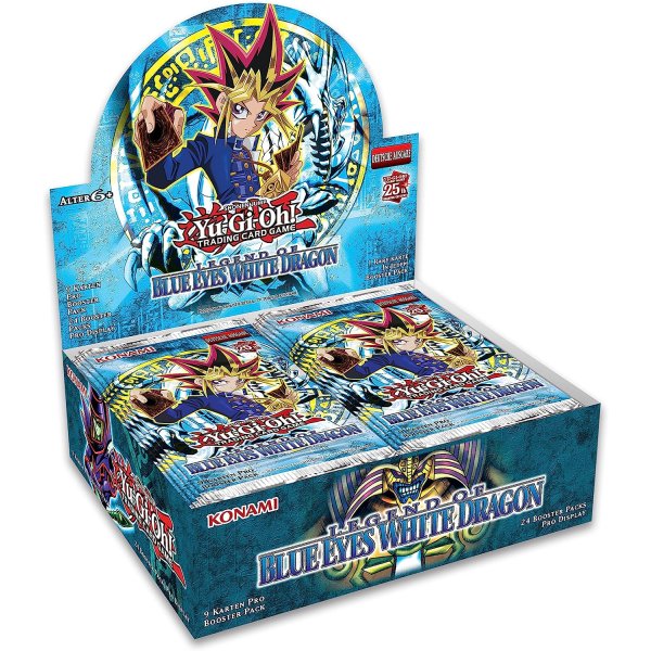 Legend of Blue-Eyes White Dragon 25th Anniversary Display - deutsch