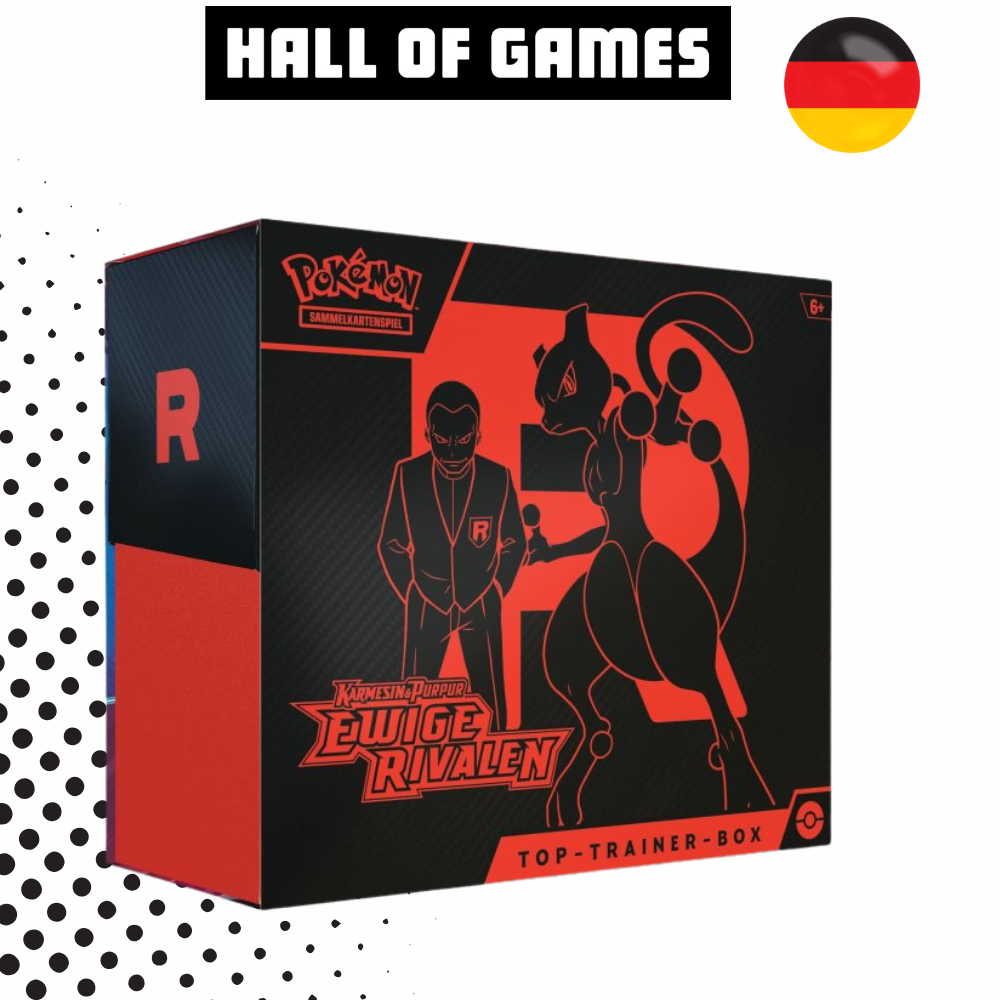 Pokémon Karten Karmesin & Purpur Ewige Rivalen Top-Trainer-Box