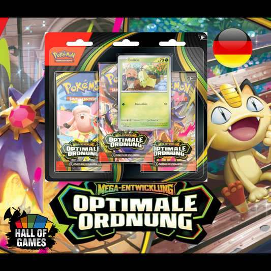 Pokemon - Optimale Ordnung - 3 Pack Blister zufällig - Deutsch