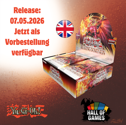 Yu-Gi-Oh! Blazing Dominion Booster Display (24 Packs) Erste Auflage Englisch ab 07.05.2026